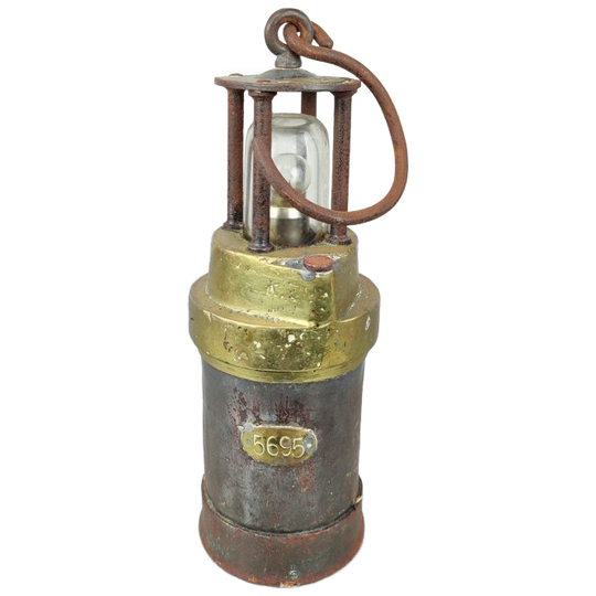 Antieke Mijnwerkers Lamp 1