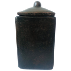 Terracotta Pot Met Deksel Laag thumbnail 1
