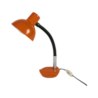 Dutch Design - Hala Zeist - Holland - Model 704A - Flexibele Hals - Chroom - Oranje - 70'S