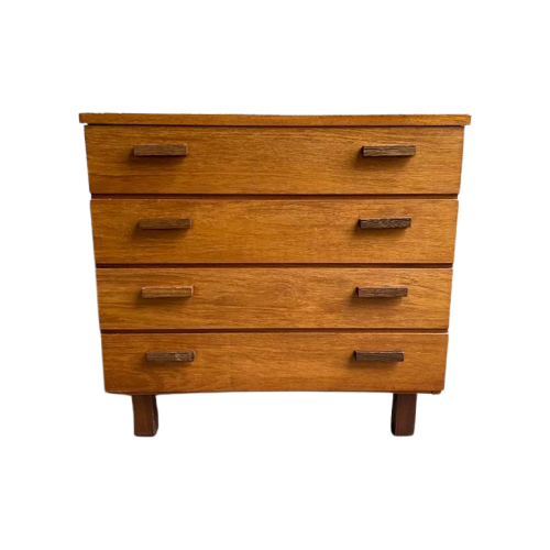 Teak Mid Century Ladekast , Jaren 60