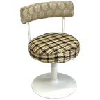 Vintage Toilettafel Stoel Space Age Kaptafel Kruk thumbnail 1