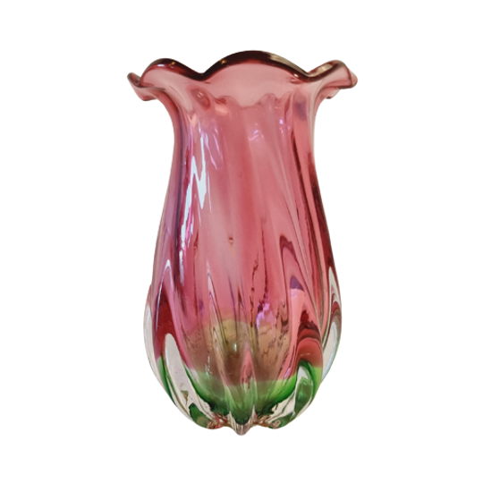 Watermeloen Vaas Murano 1