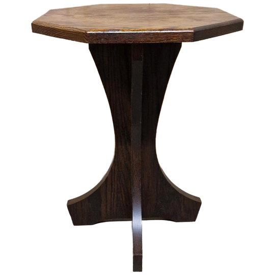 Vintage Bijzettafel Eiken Artdeco Of Jaren 70 1