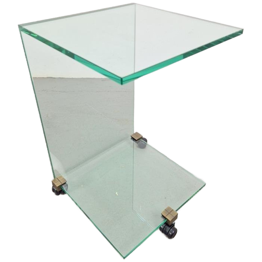 Regency Peter Ghyczy Bijzettafel Side Table Pioneer Tc Glas 1