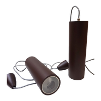 Set Van 2 Design Plafond Cilinder Lampen 'Cilindro S 40' Door Mario Nanni Voor Viabizzuno, 1995