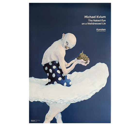 Michael Kvium Poster, The Naked Eye On A Welldressed Lie Iii (2012) 1