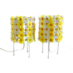 Set Van 2 Kare Design Tafellampen Met Bloemen thumbnail 1