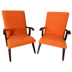 2x Vintage Fauteuil thumbnail 1