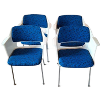4 + 1 Vintage Gispen 2225 Stoelen