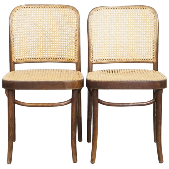 Set Van 2 Charmante Bistro Stoeltjes In De Stijl Van Thonet Met Uniek Houten Frame 1