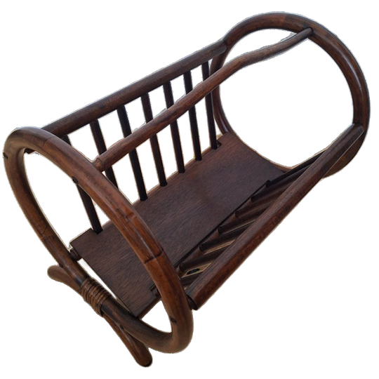 Rotan Lectuurbak Jaren 70 1