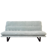 Vintage Artifort Kho Liang 3 Zits Bank Blauw | Ribstof Licht