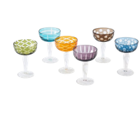 Multicolour Cuttings Coupe Champagneglazen