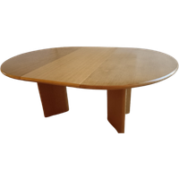 Eettafel Rond/ Uitschuifbaar Jaren 80