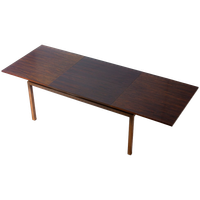 Mid-century Palissander Minimalistische Uittrekbare Eettafel Van Alfred Hendrickx, 1960