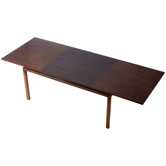 Mid-century Palissander Minimalistische Uittrekbare Eettafel Van Alfred Hendrickx, 1960 1
