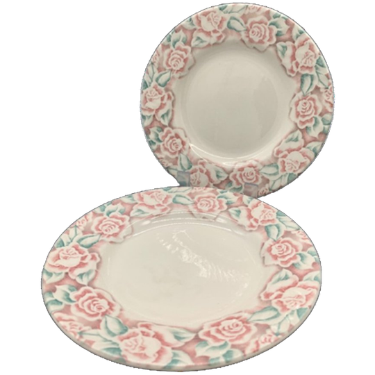 Vintage Barratts England Bordjes Pastel 2 Stuks 1