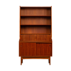 Deens Design Teak Secretaire By Johannes Sorth Door Bornholms Mobelfabrik, 1960S thumbnail 1