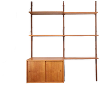 Deens Wandsysteem Teak Mid Century Modern