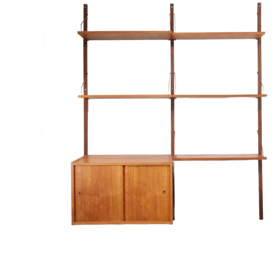 Deens Wandsysteem Teak Mid Century Modern 1