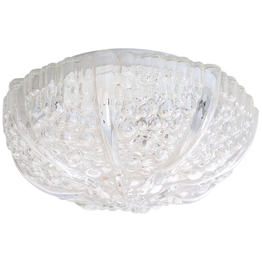 Jaren 70 Plafondlamp -transparant Glas – Pps - (kd47) 1