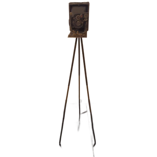 Antieke Contessa Nettel Altura 1921 Balgcamera Op Statief 1