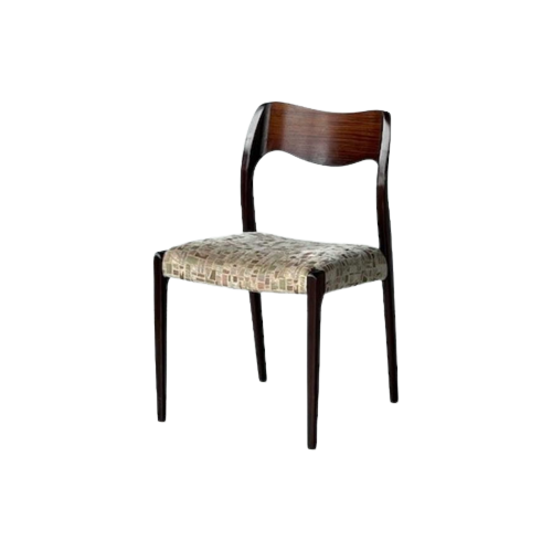 Niels Otto Moller Eetkamerstoelen 3X Vintage Deens Prijs P/S