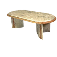 Vintage Salontafel In 2 Soorten Marmer, Jaren 70