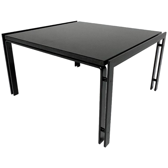 Zwart Granieten Bijzettafel Of Salontafel Uit De 1980’s 1