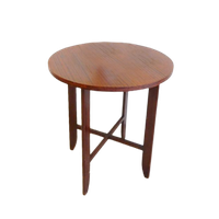 Retro Vintage Bijzettafel Tafel Jaren 60 Rond Plantentafel