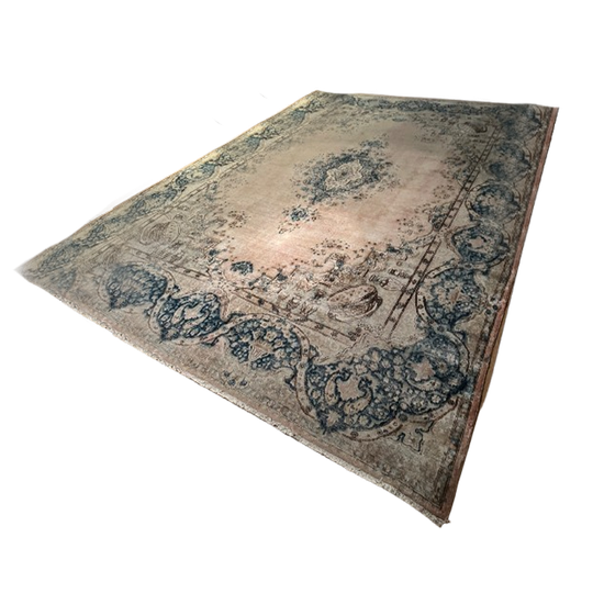 Grote 2 Jaar Oude Kilim 100% Wol,vintage Look,klassieke Stijlvolle Uitstraling In Zachte Tinten,nieuw 5800€ 1