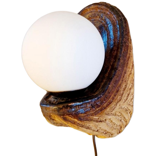 Jaren 70 Vintage Wandlamp Keramieke Bollamp Retro Wandlamp 1