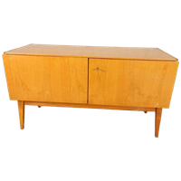Vintage Houten Dressoir Wandmeuble Kast