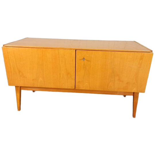 Vintage Houten Dressoir Wandmeuble Kast 1