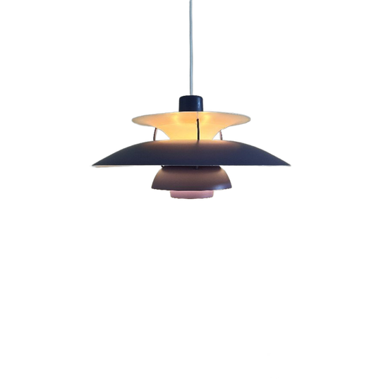 Vintage Louis Poulsen Ph5 - Deense Hanglamp - Jaren 60 - Poul Henningsen Ph 5 1