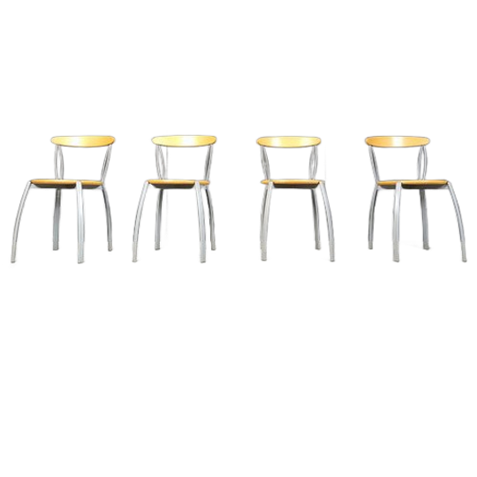 Vintage Postmodern Italian Dining Chairs, 1990s 1