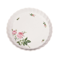 Vintage Bakvorm Quichevorm Vlaaivorm Christineholm Roze Rozen