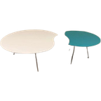 Set Van 2  Retro Modulaire Salontafels, Kidney Shape thumbnail 1