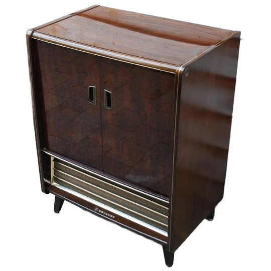 Vintage Houten Tv-kast Van Philips 1