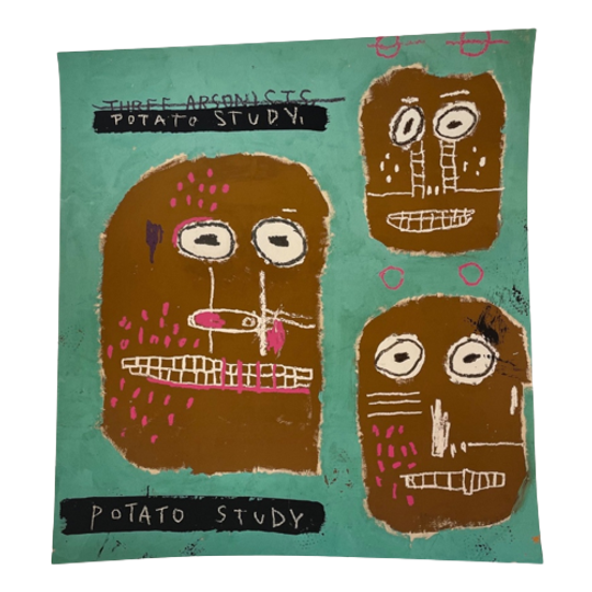 Jean Michel Basquiat (1960-1988), Three Arstonists, 1983, 1
