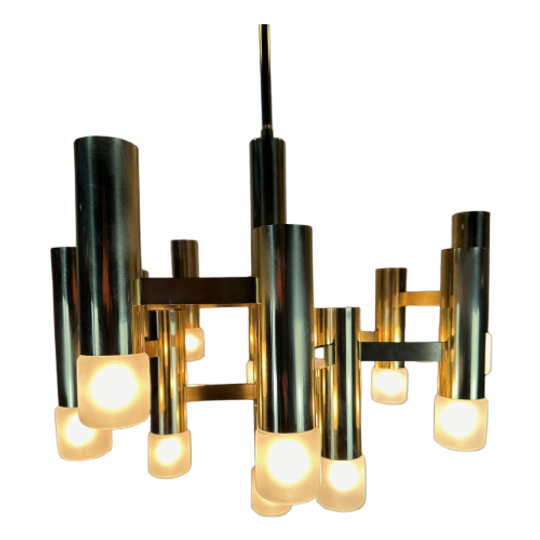 Vintage Design ‘hexagon’ Kroonluchter – Boulanger 1