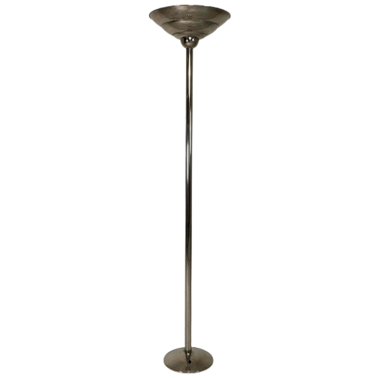 Staande Art Deco Lamp, Uplight, Nederland, Jaren '30 1