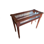 Klassieke Vitrinetafel Bijzettafel, Sidetable Afm. 100x45cm thumbnail 1