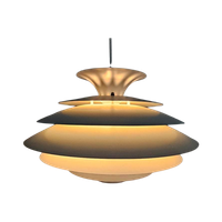 Deense Vintage Schalen Lamp