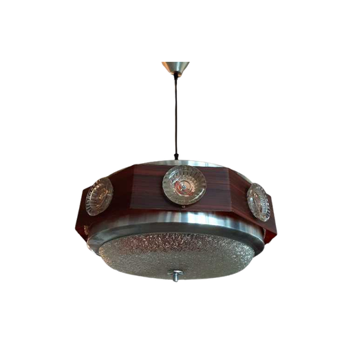 Retro Plafondlamp / Space Age Ufo Lamp (Lakro) 60S Hanglamp / Vintage Lamp