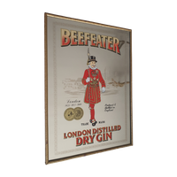 Beefeater Gin Reclame Spiegel Vintage