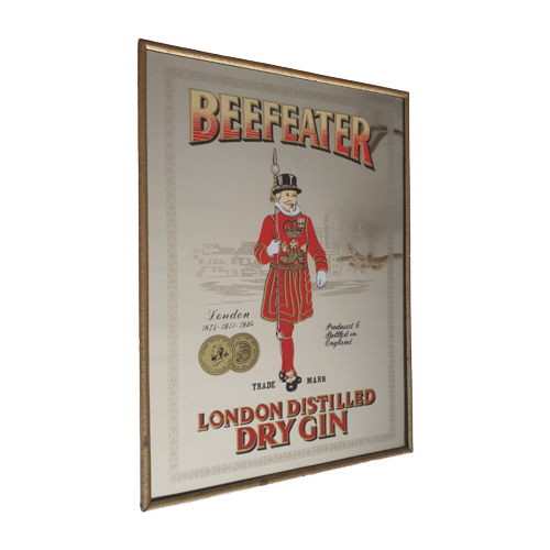 Beefeater Gin Reclame Spiegel Vintage