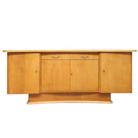 Vintage Dressoir | Eiken | 2.10 M | Jaren 60 1