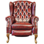 Chesterfield Lazychester - Antiek Rood (m) thumbnail 1