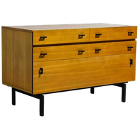 Mid-century Vintage Minimalistische Ladekast Van Roger De Winter, 1960s België